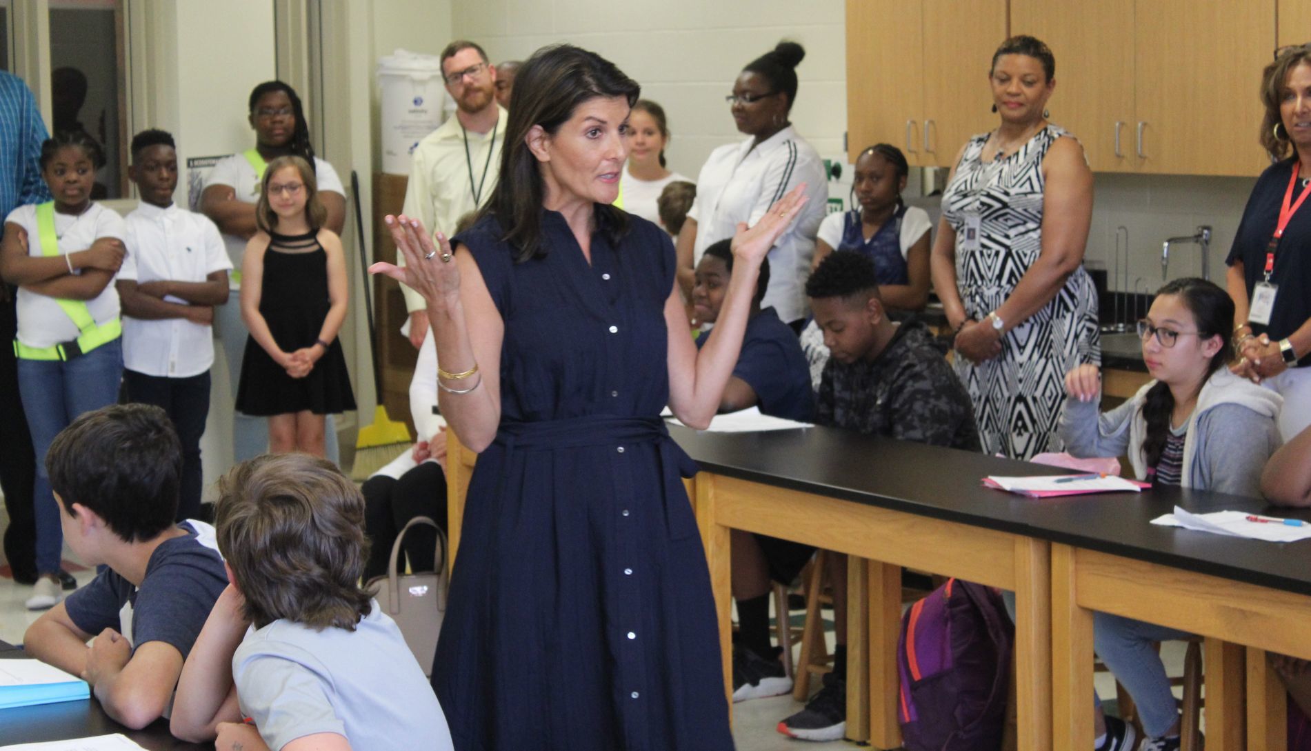 Ambassador Nikki Haley visits Richard Carroll Elementary